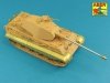 Aber 48L-36 KwK 43/2 L/71 8.8cm barrel (one piece) for King Tiger tank with Porsche turret 1/48